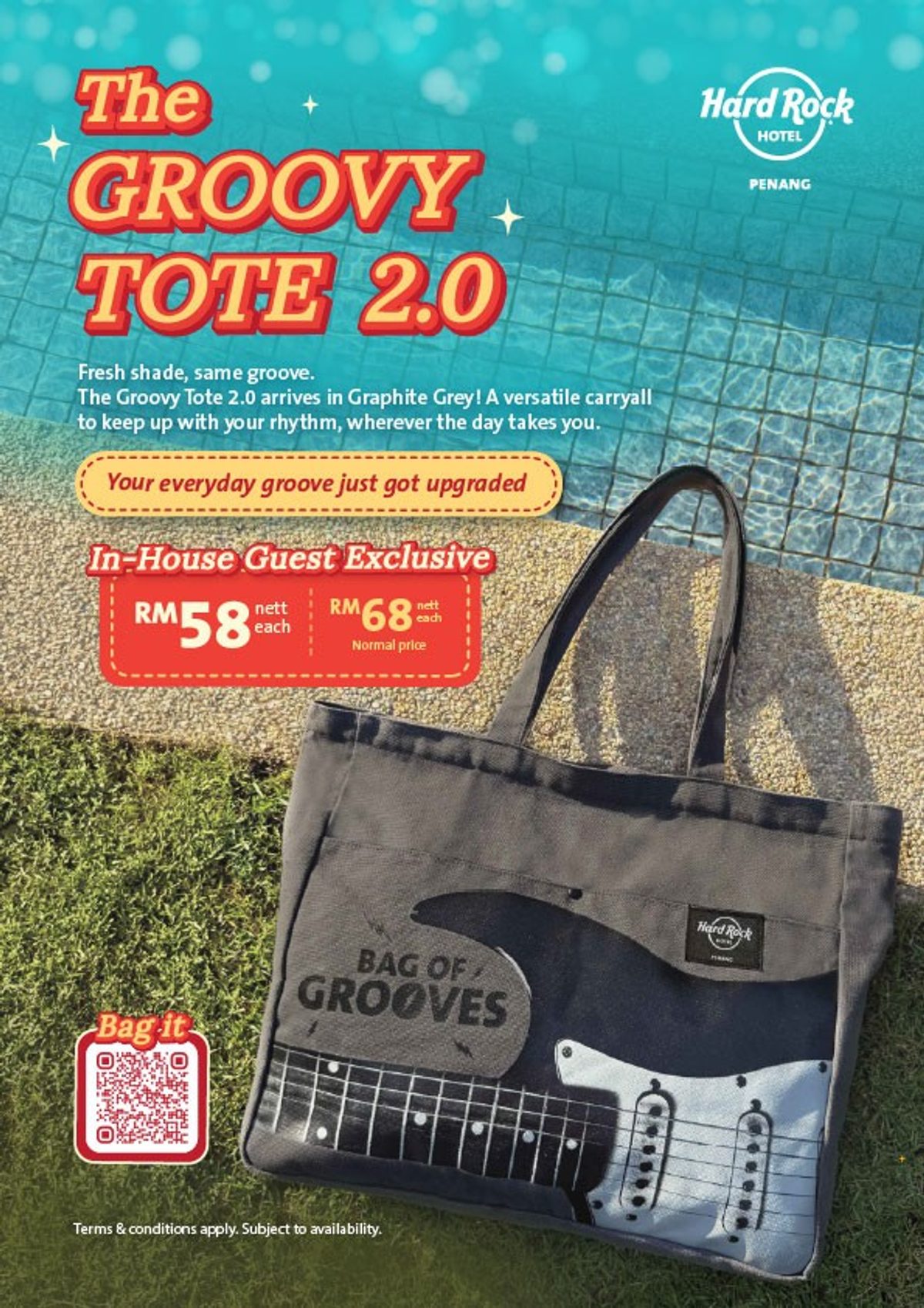 The Groovy Tote 2.0 by Hard Rock Hotel Penang