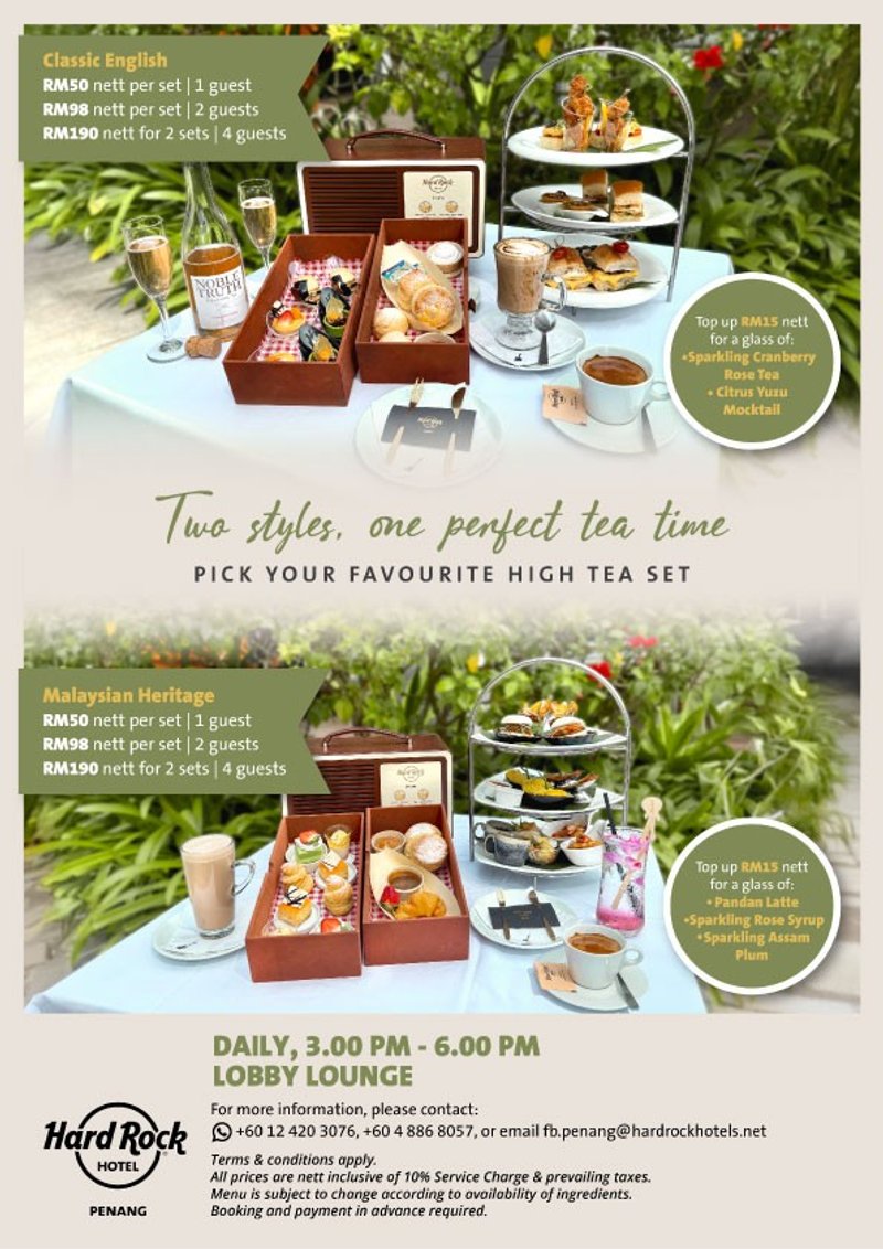 High Tea Set by Hard Rock Hotel Penang