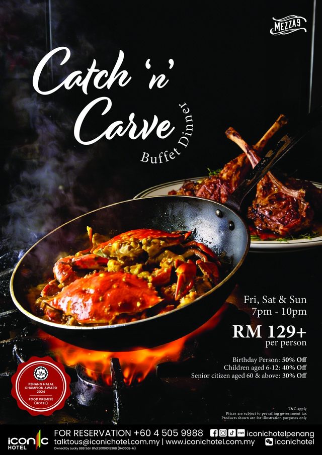 Catch 'n' Curve Buffet Dinner by Iconic Hotel