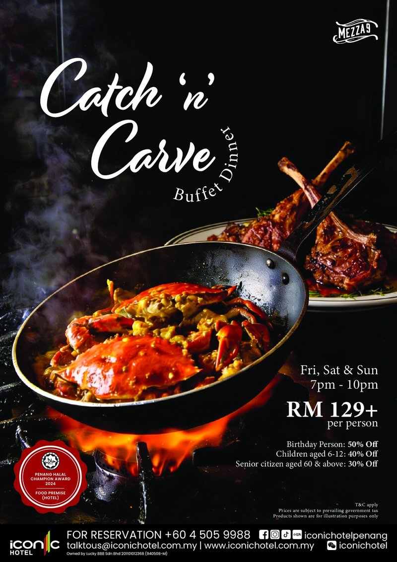 Catch 'n' Curve Buffet Dinner by Iconic Hotel