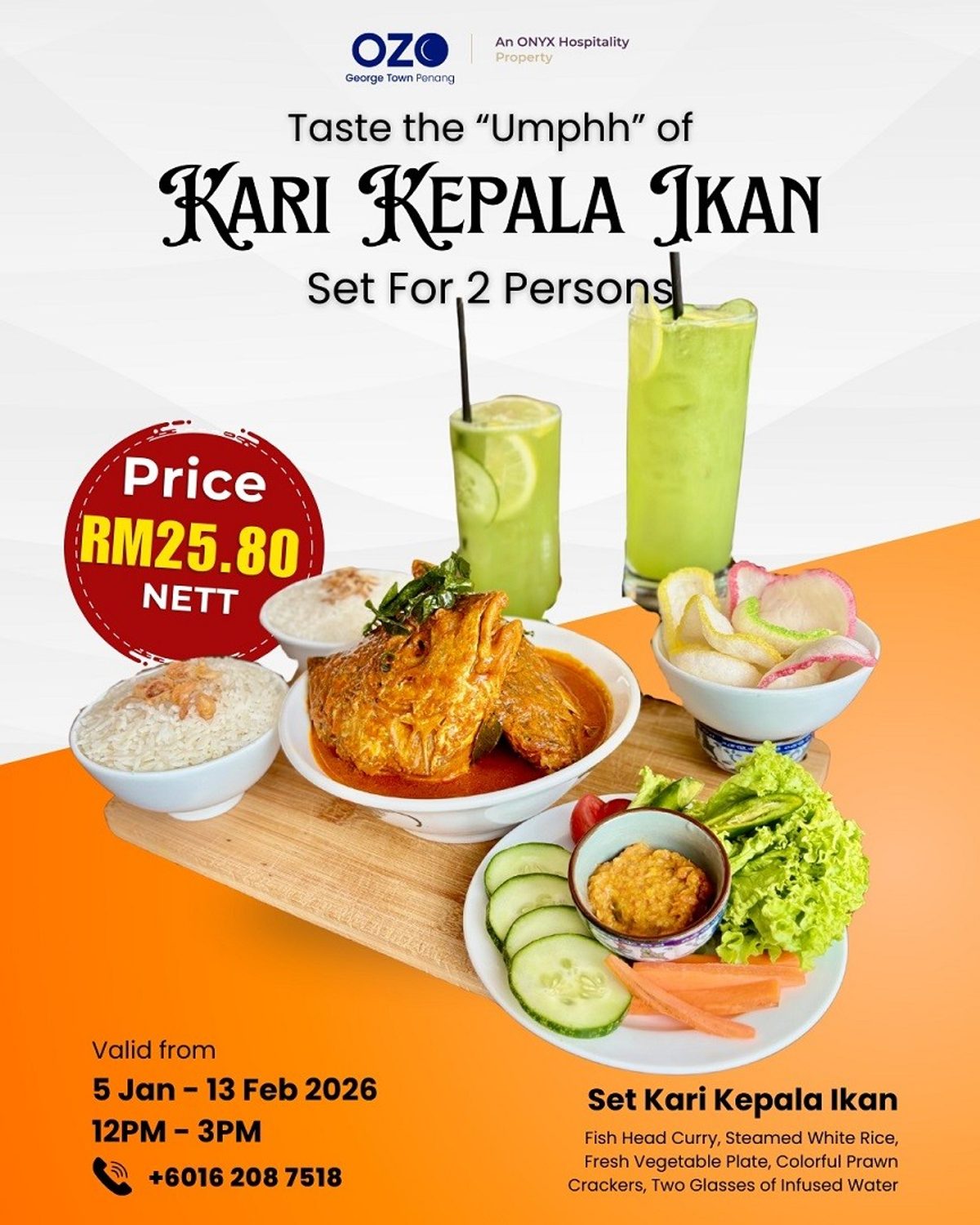 Set Kari Kepala Ikan by OZO George Town Penang