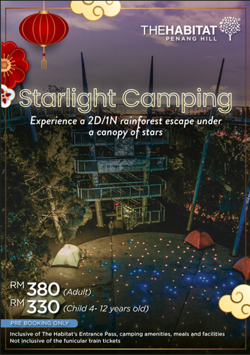 Starlight Camping at The Habitat Penang Hill