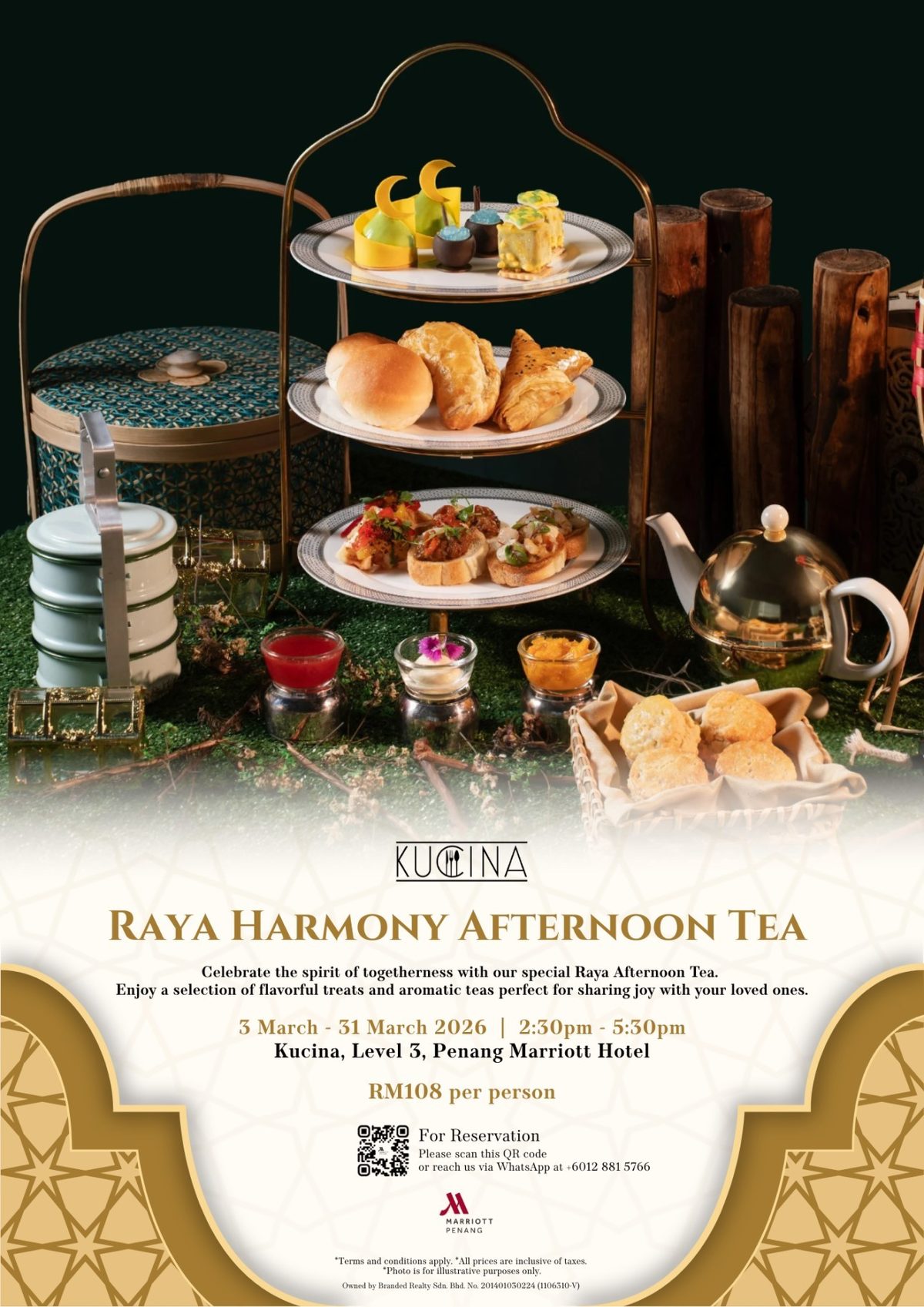 Raya Harmony Afternoon Tea by Penang Marriot Hotel