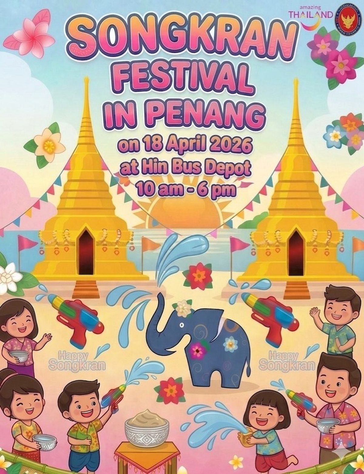Songkran Festival in Penang