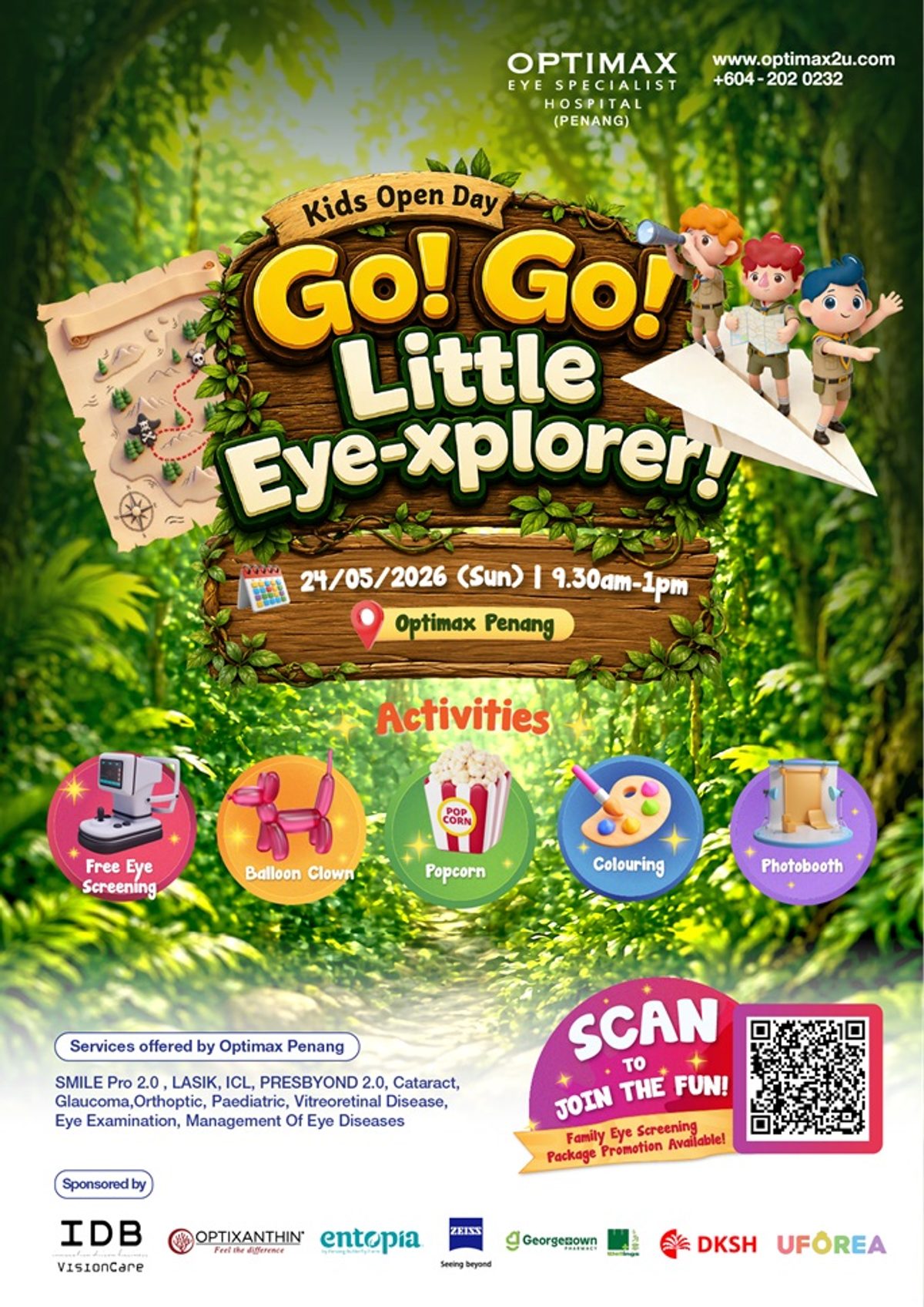Optimax Kids Open day - Go! Go! Little Eye-Xplorer