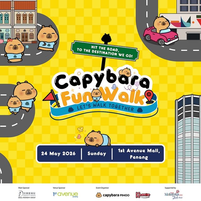 Capybara Fun Walk