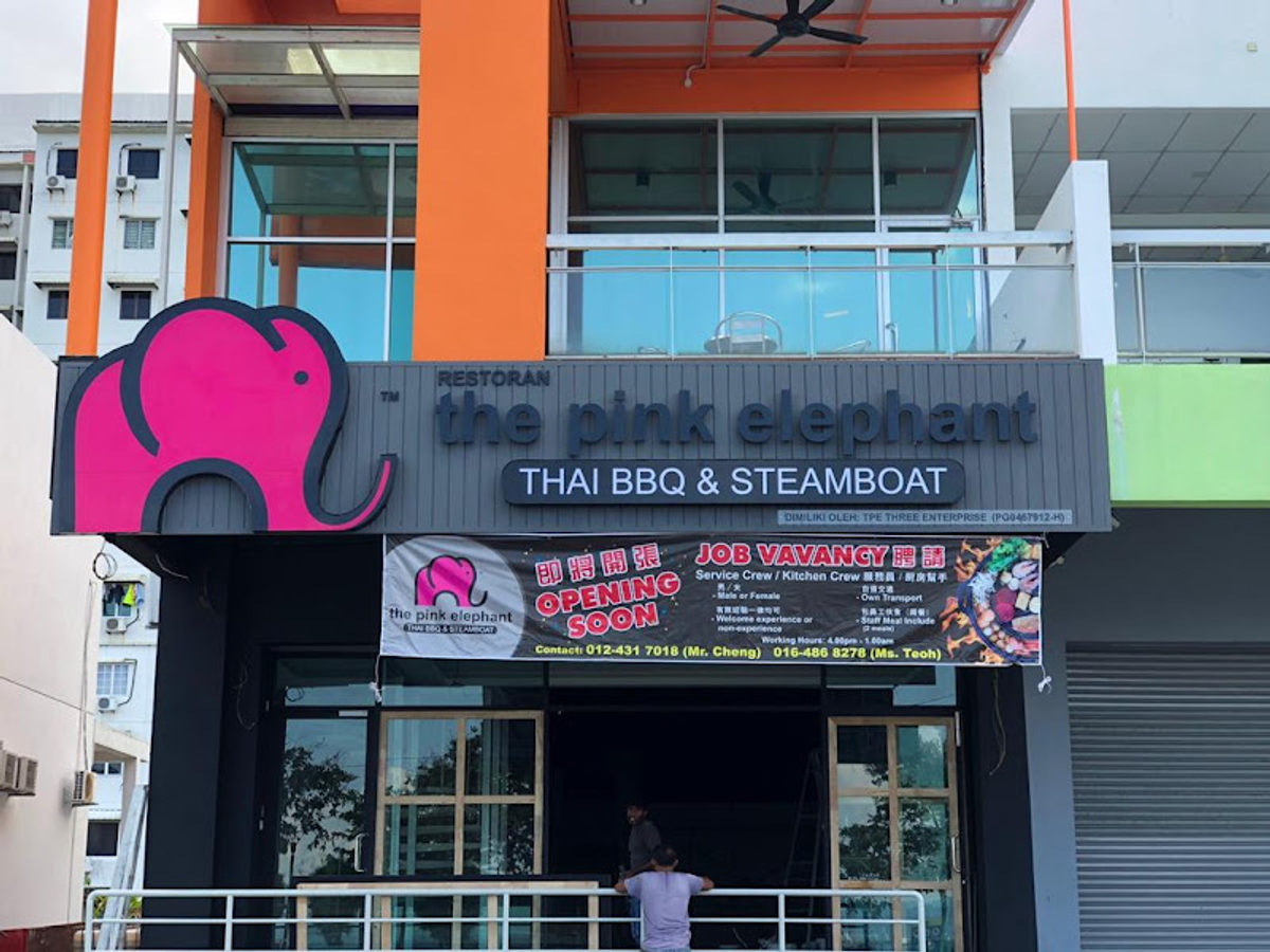 the pink elephant THAI BBQ & STEAMBOAT (Karpal Singh Branch)