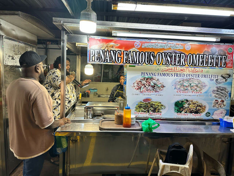 Penang Famous Fried Oyster Omelette