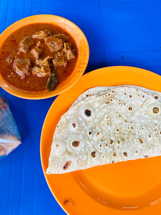 Lebuh Queen street food - Roti Chapati 1