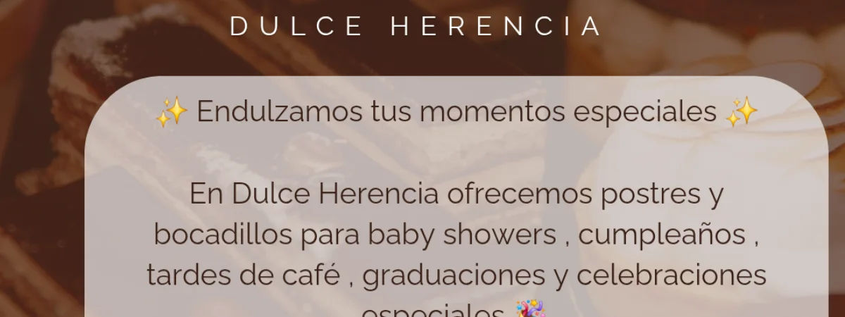 Imagen de portada de Repostería Dulce Herencia