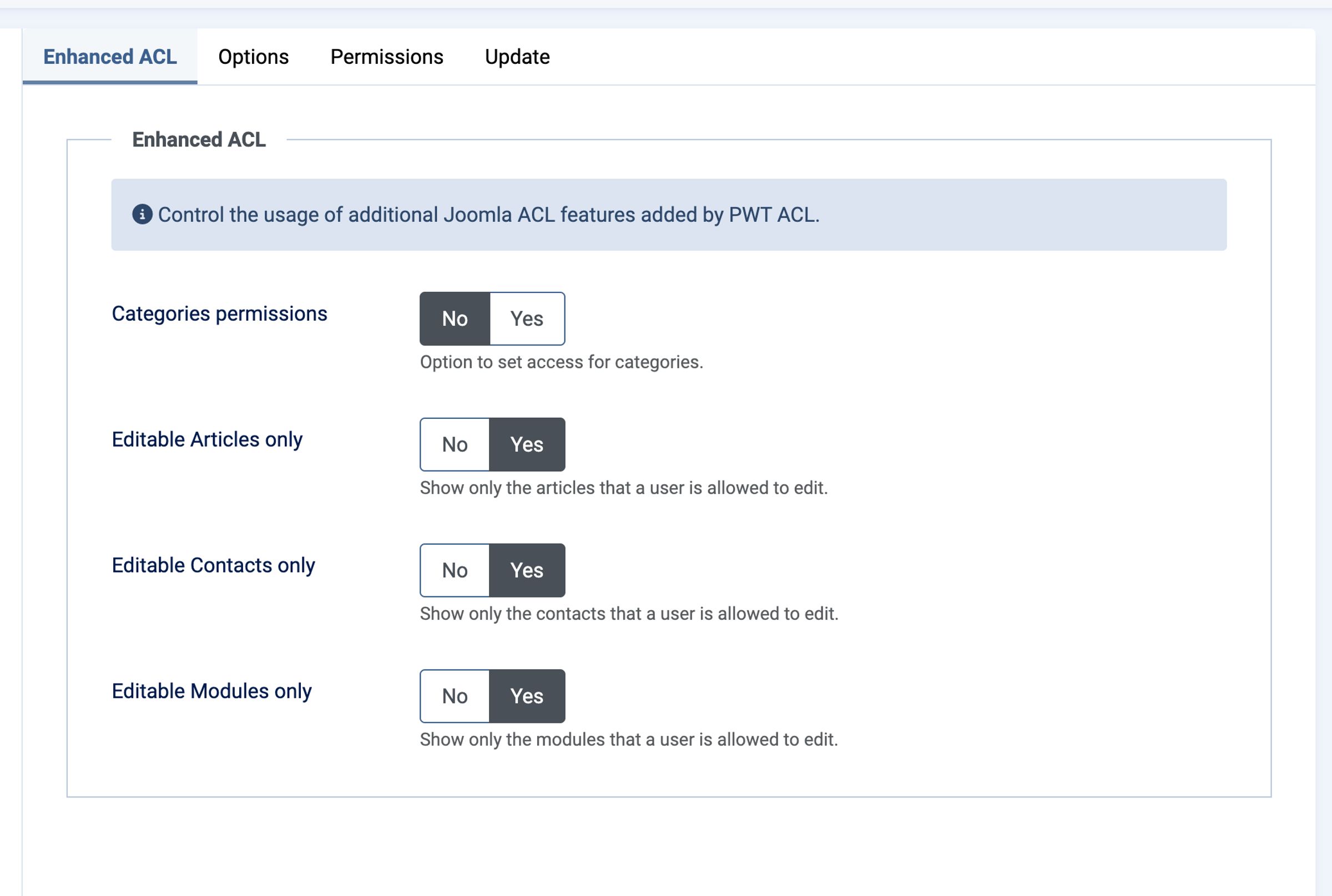 Pwt acl j6 enhanced