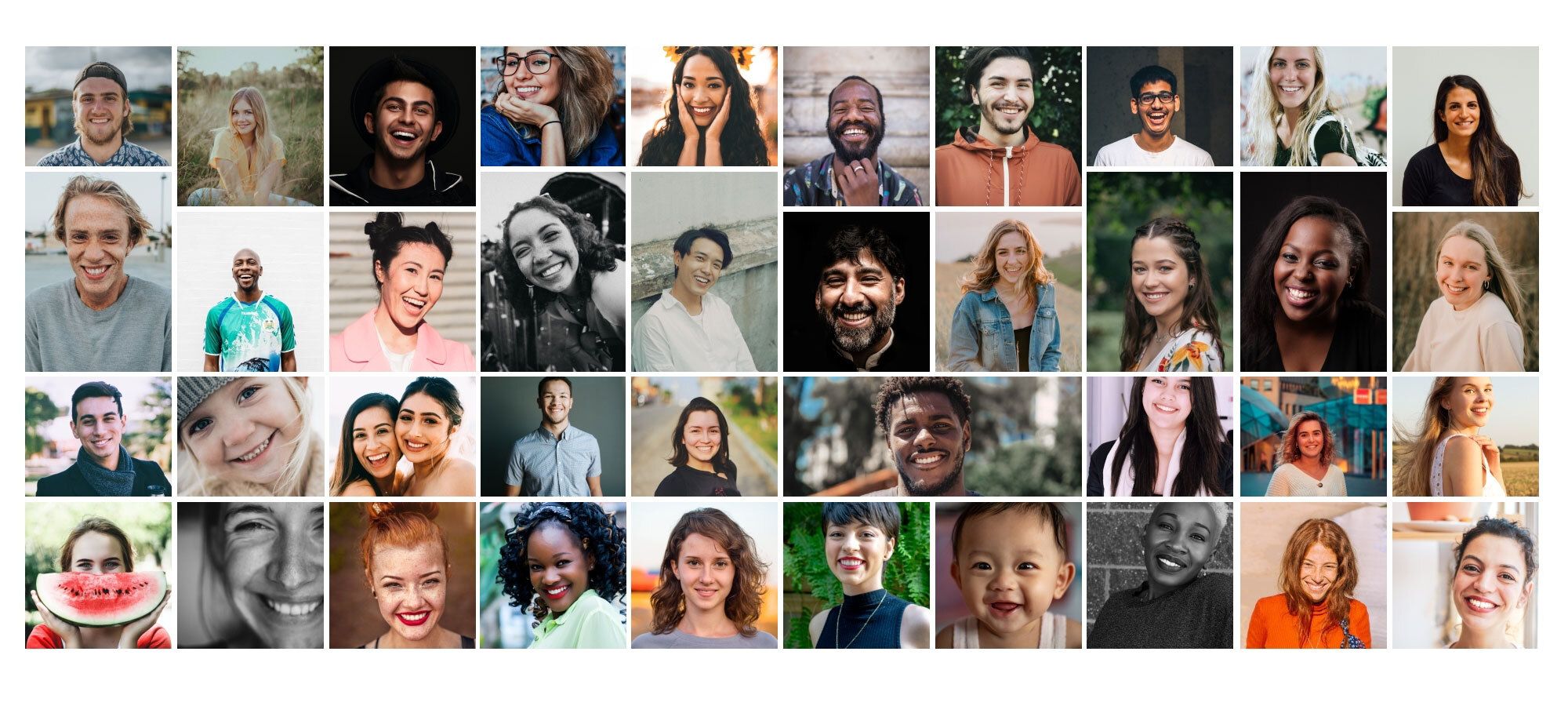 Smiles from unsplash 2022