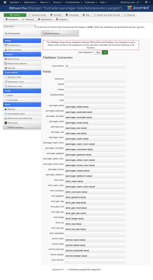 Leergelddenhaag filemaker