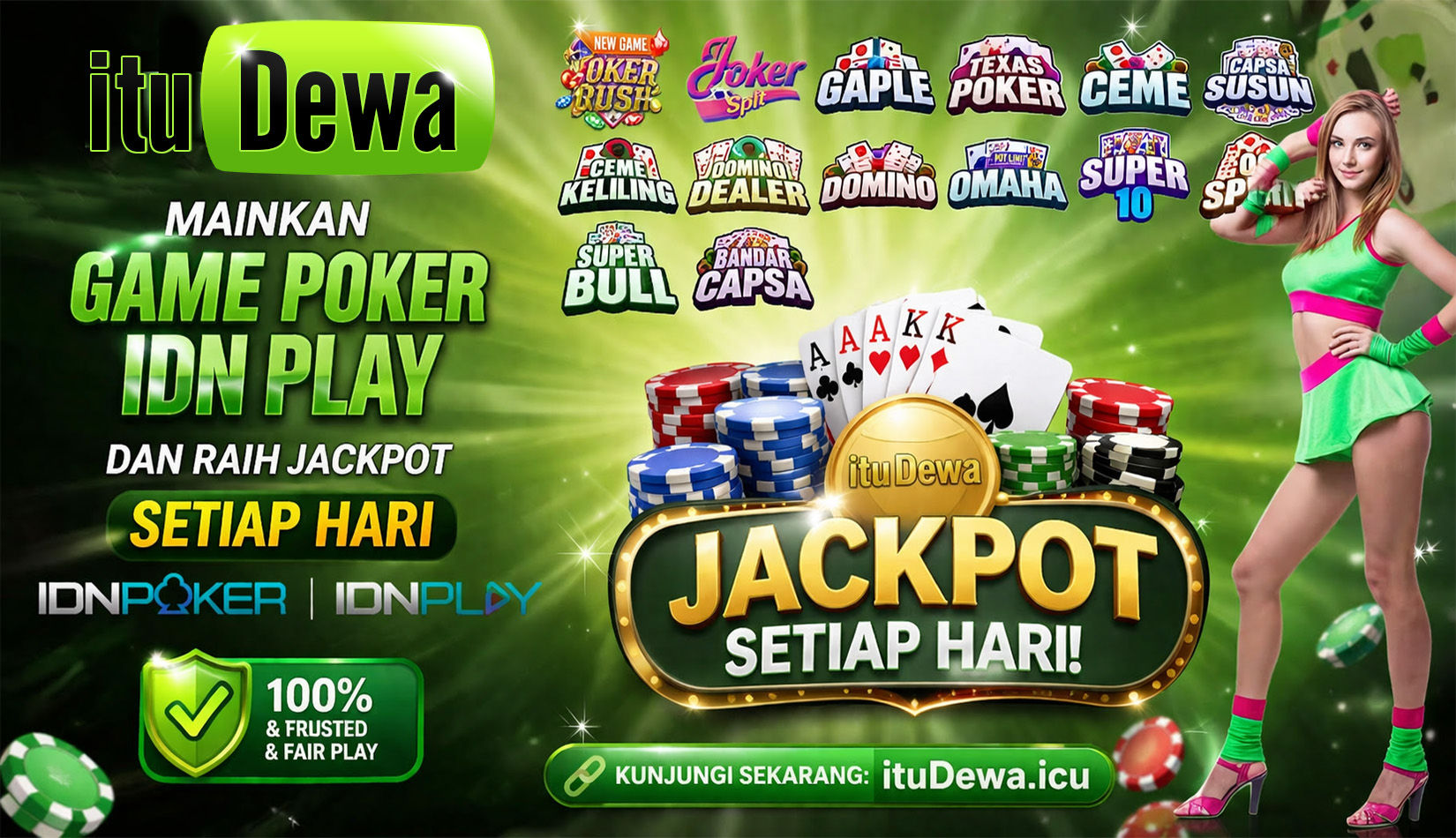 ituDewa - Mainkan Game Poker IDN Play dan raih Jackpot Setiap Hari