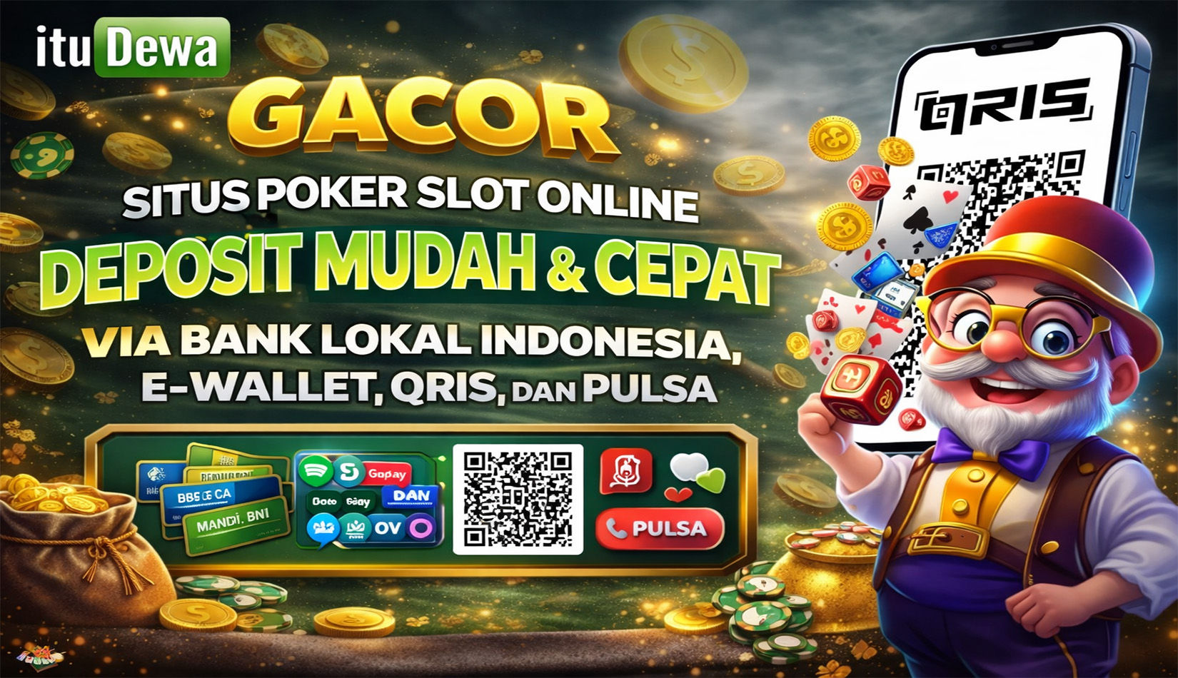 ituDewa Gacor Situs poker Slot Online Deposit Mudah & Cepat
