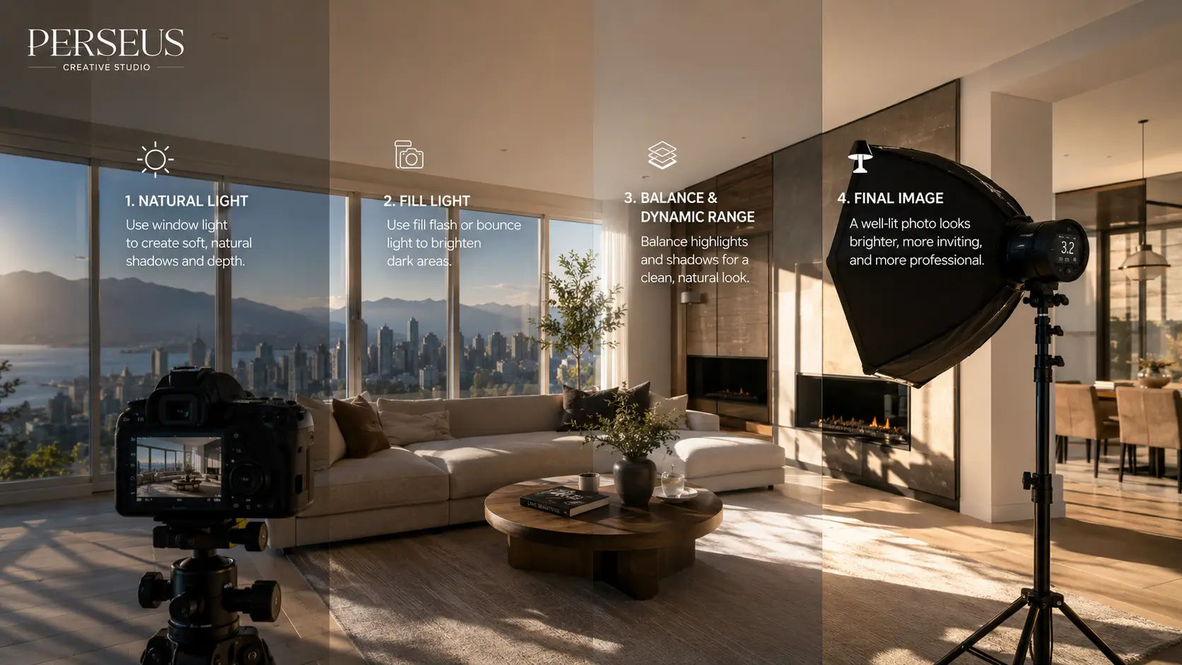 Lighting for Real Estate Photography: How Vancouver Listings Stand Out