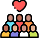 Ícono de gestión social