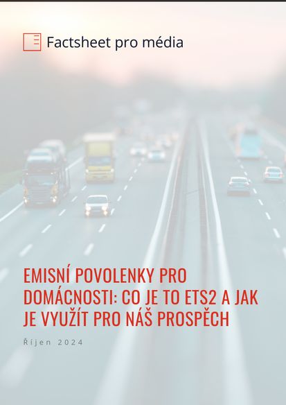 Factsheet | Emisní povolenky pro domácnosti: Co je to ETS2 a jak je využít pro náš prospěch