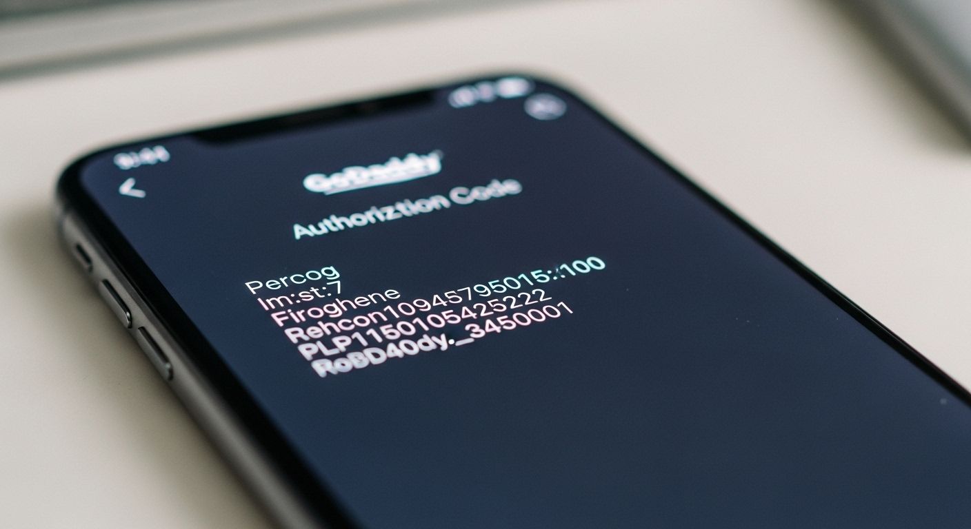 authorization code godaddy