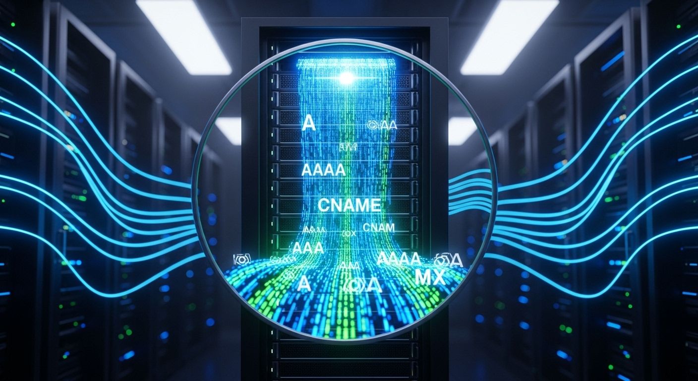 get all dns records for a domain