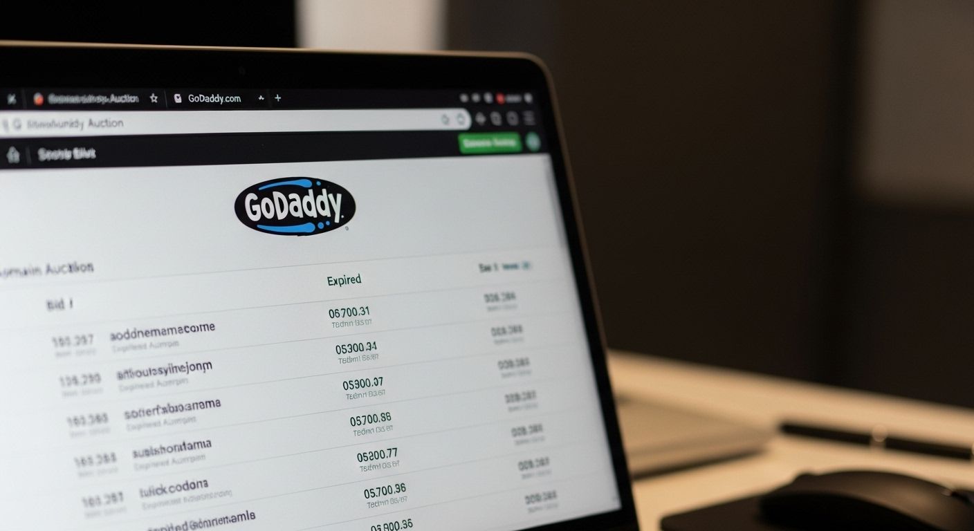 godaddy expired domain auction