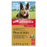 Advantix For Dogs 10-25kg Red
