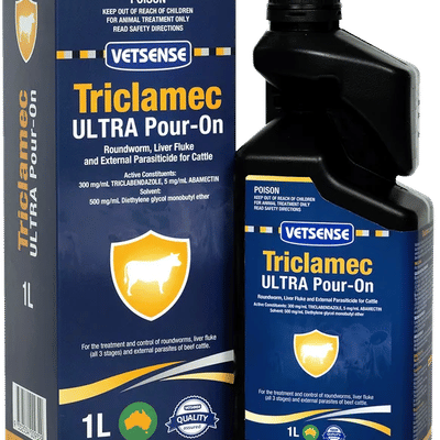 Vetsense Triclamec Ultra Pour-on For Cattle