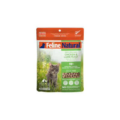 Feline Natural Chicken & Lamb Freeze Dried Cat Food