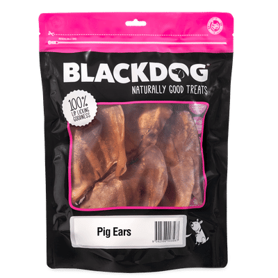 Blackdog Pig Ears Dog Treats 10 Pack