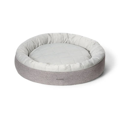 Snooza Cooling Cuddler Powder Grey Dog Bed
