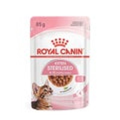 Royal Canin Sterilised Gravy Wet Kitten Food Pouch