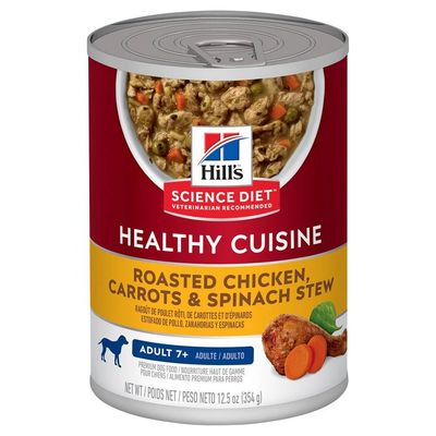 Hill's Science Diet Adult 7+ Healthy Cuisine Chicken & Carrot Stew Canned Dog Food