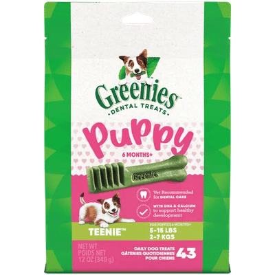 Greenies Puppy Dental Dog Treats Original Teenie