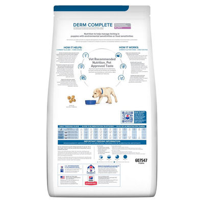 Hill's Prescription Diet Derm Complete Dry Puppy Food