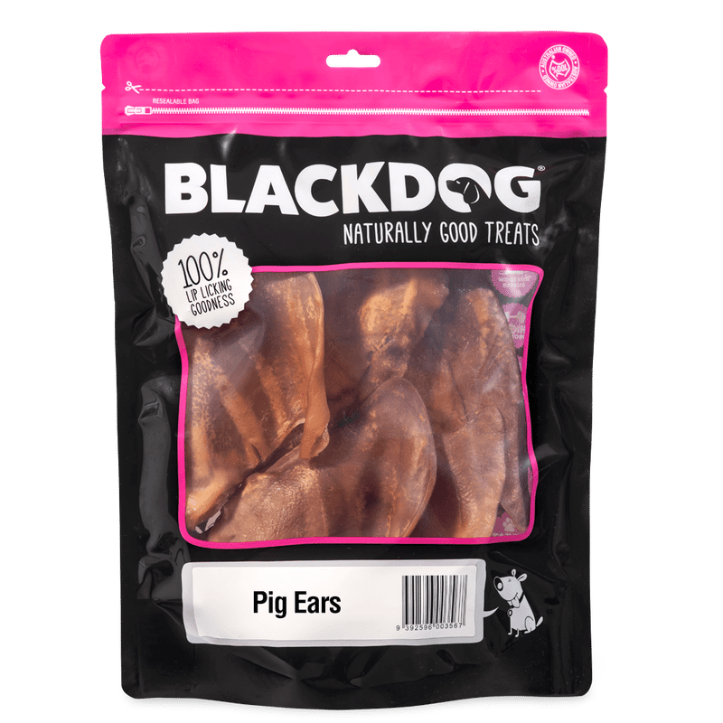 Blackdog Pig Ears Dog Treats 10 Pack
