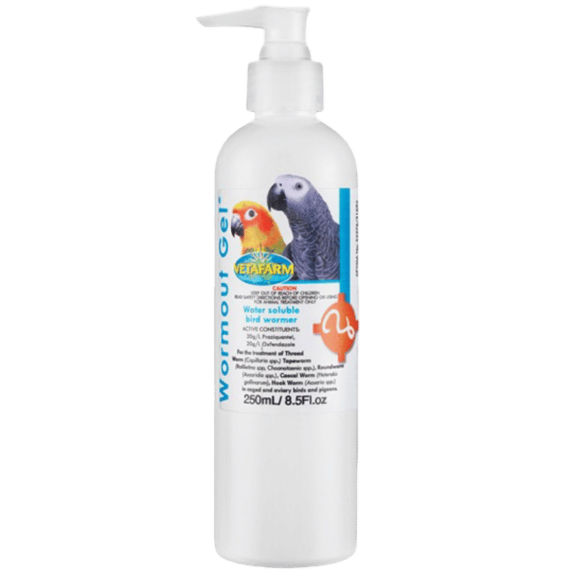 Wormout Gel Worm Control For Caged & Aviary Birds