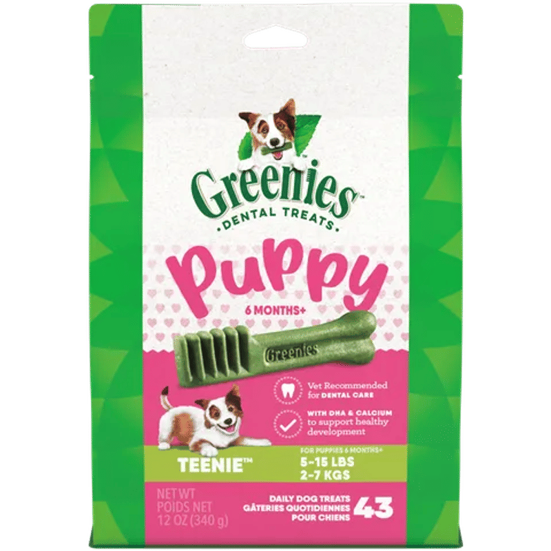 Greenies Puppy Dental Dog Treats Original Teenie