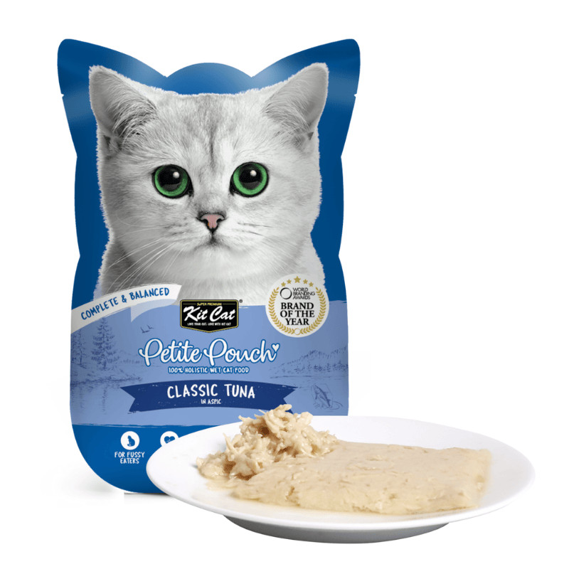 Kit Cat Petite Pouch Cat Wet Food Classic Tuna Recipe