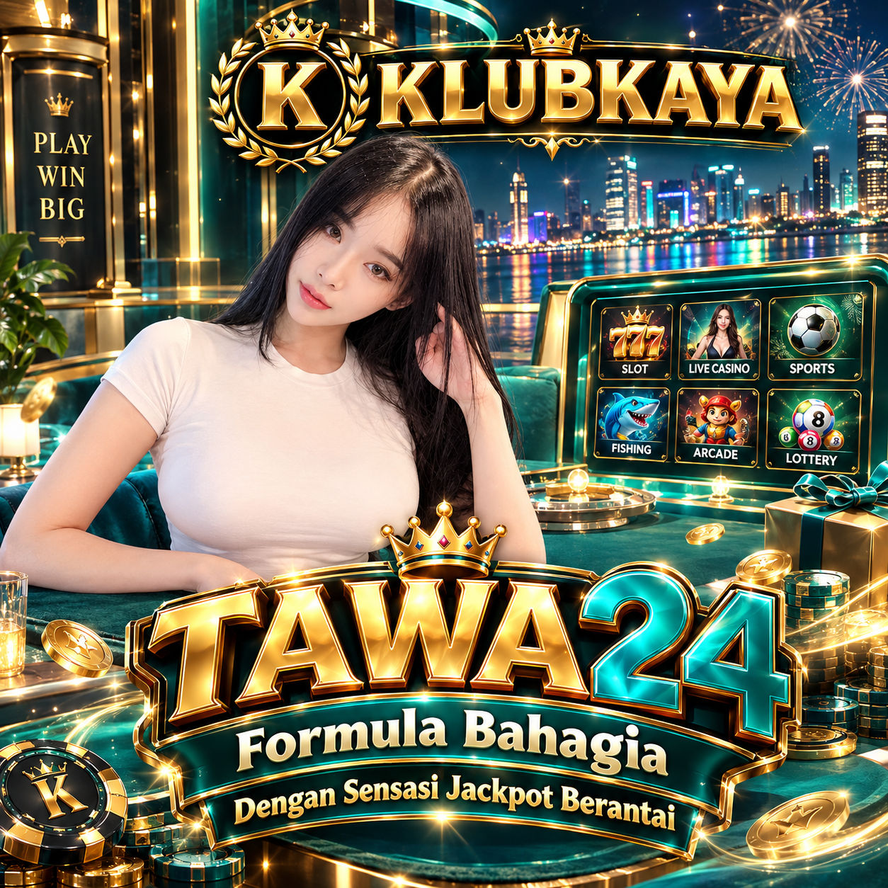TAWA24 欢 Formula Bahagia Dengan Sensasi Jackpot Berantai