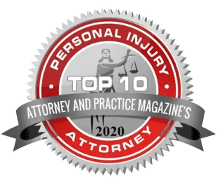 Attorney and Practice Magazine's Top 10 Personal Injury Attorney 2020