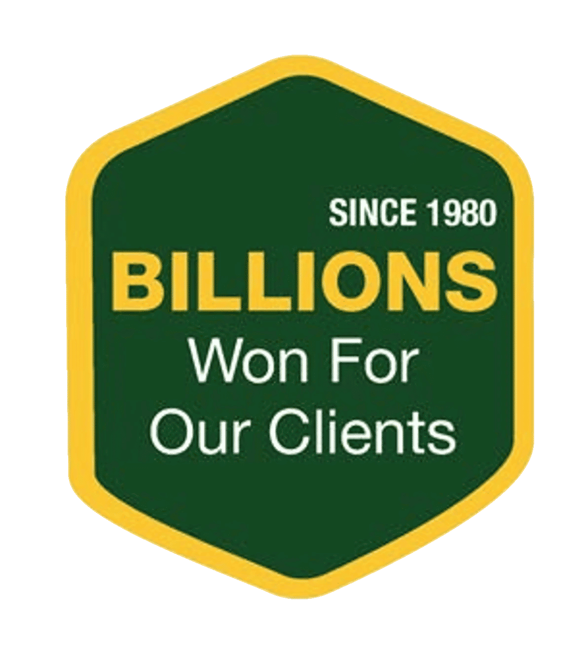 Billions won for our clients since 1980