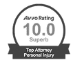 AVVO top attorney personal injuries logo