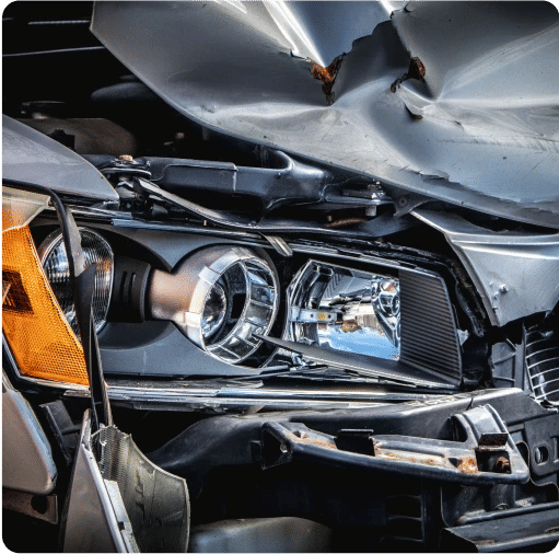car accident damage photo