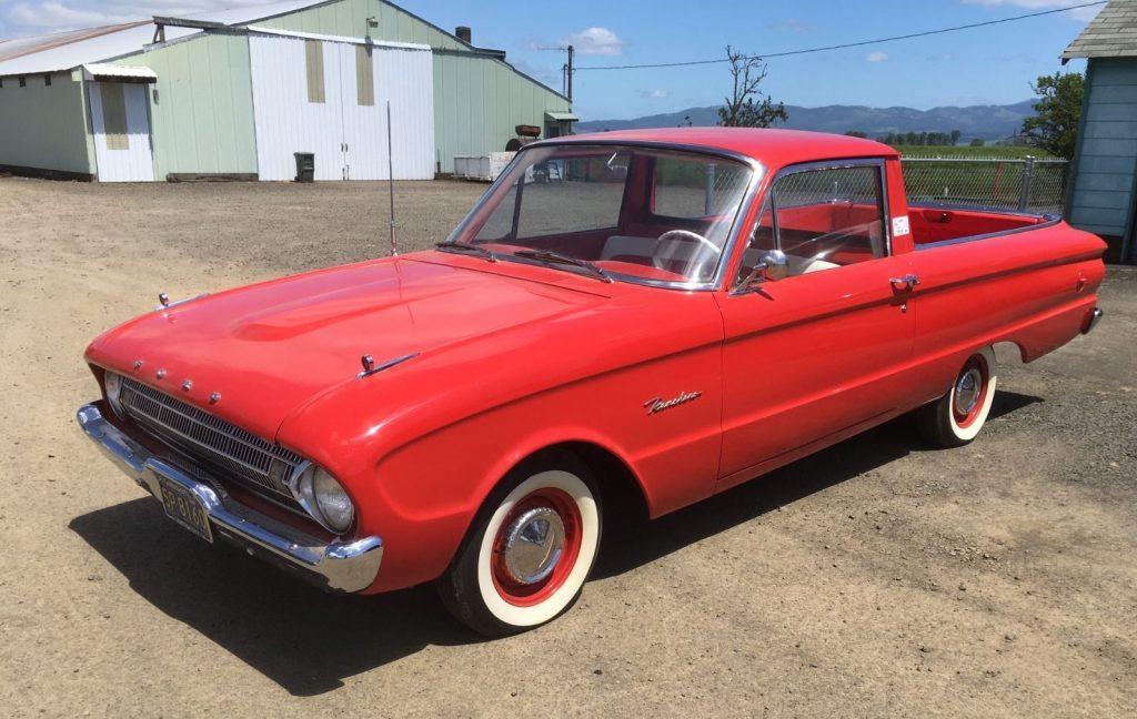 Completely restored 1961 Ford Ranchero vintage