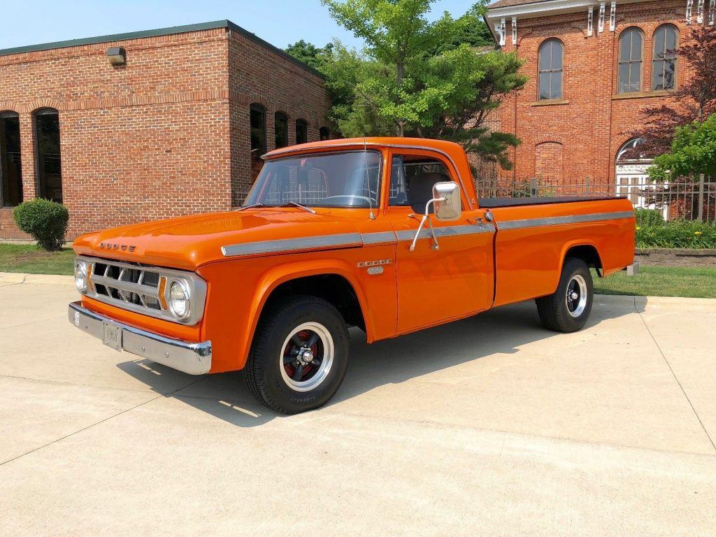 impeccable 1968 Dodge 100 Pickup vintage truck for sale