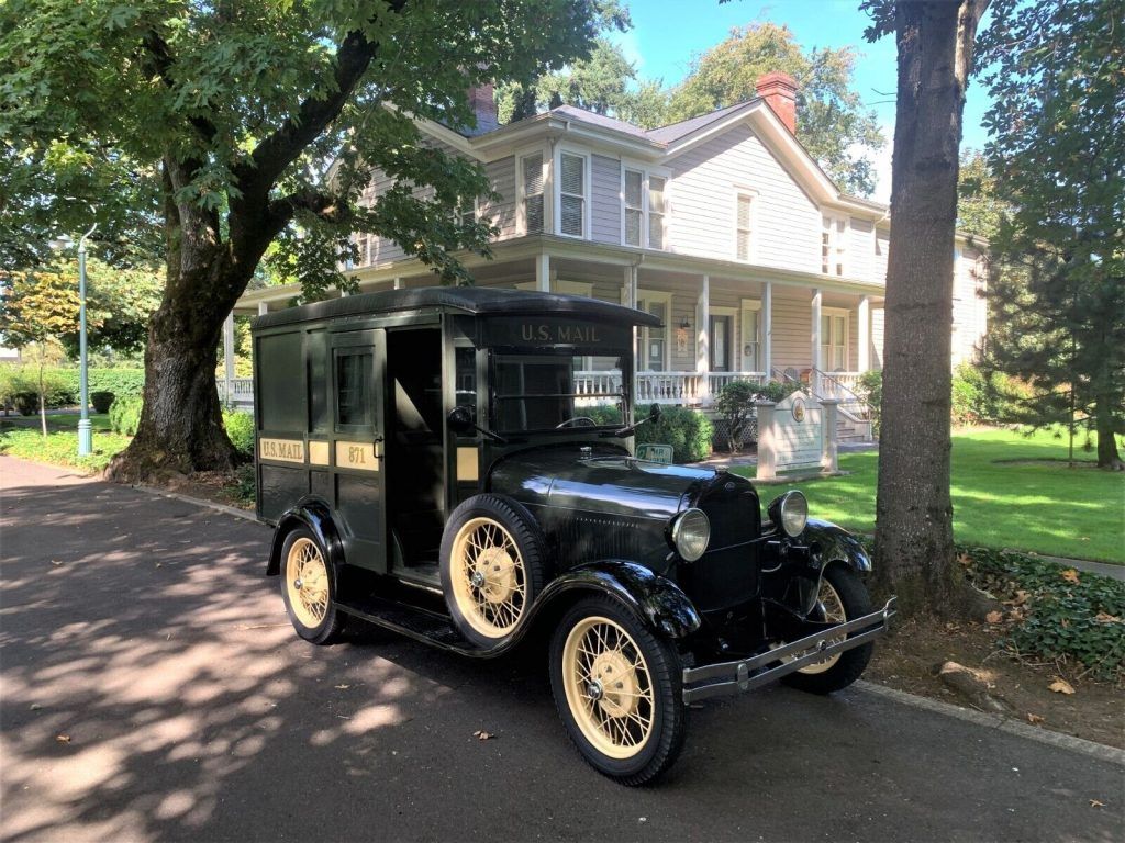 1929 Ford Model A mail truck vintage [straight out of museum]
