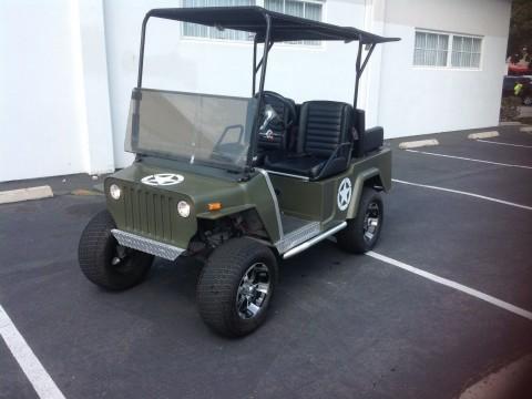 Club Car Golf Cart Willys Jeep Custom 48v 48 volt Green army Style 12&#8243;alloy rim for sale