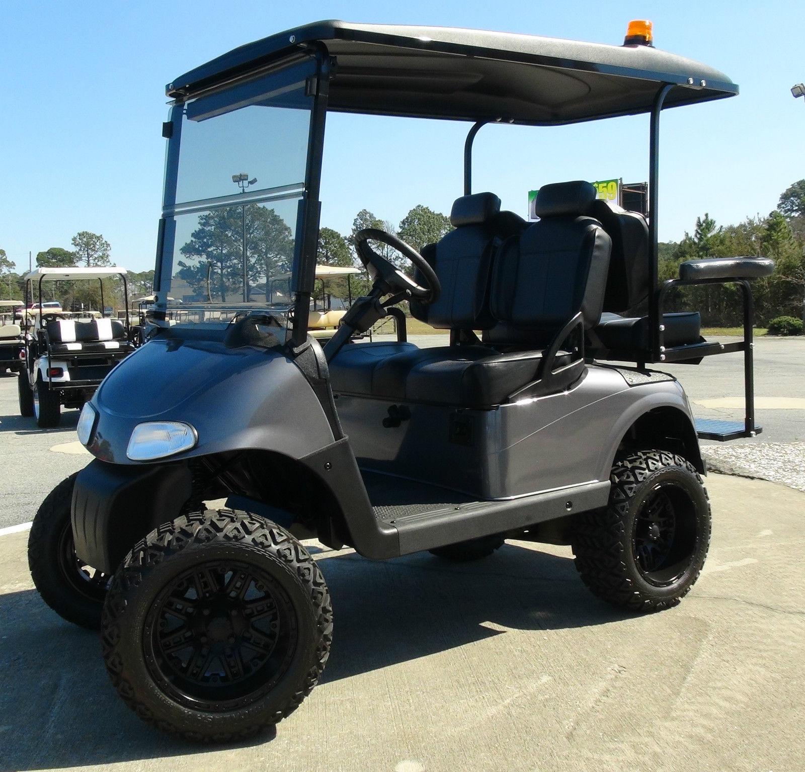 Ezgo Rxv Gas Golf Cartrefurbished Custom 4 Passenger Custom High Back Seats For Sale 2016 02 27 1 