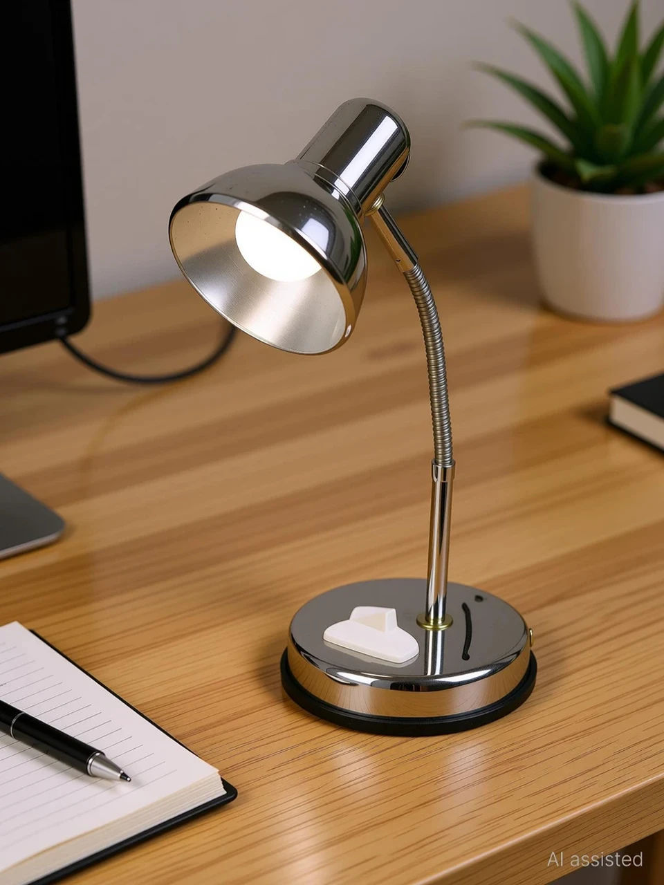 kiank Studylamp02 Study Lamp (18 cm, Silver)