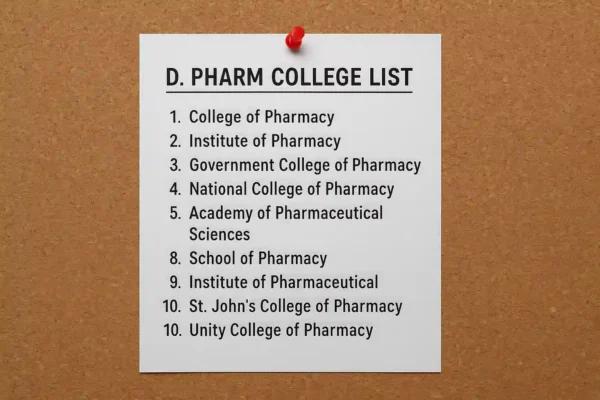 PCI approved d pharm colleges
